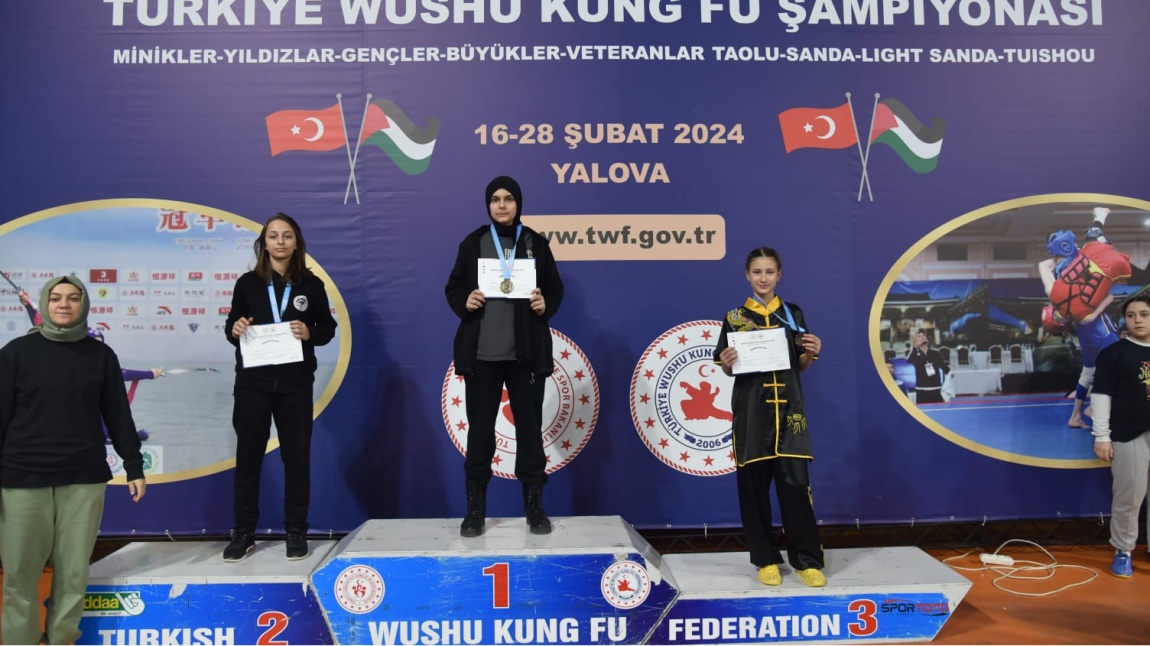Öğrencimiz Cansu Aydemir Türkiye Wushu Kung Fu Şampiyonası'nda ödüller aldı